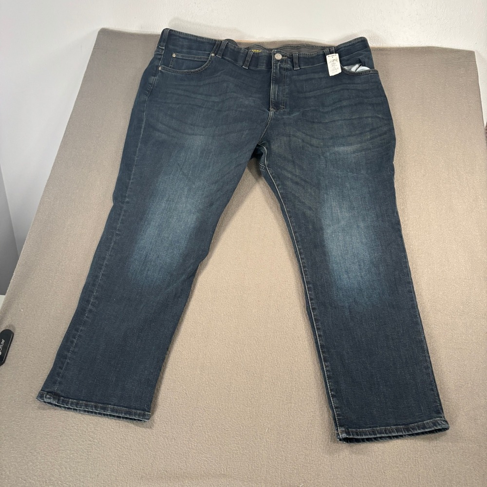 Lee Extreme Motion MVP Jeans Mens Size 52x29 Med Blue Tapered Leg 2108223